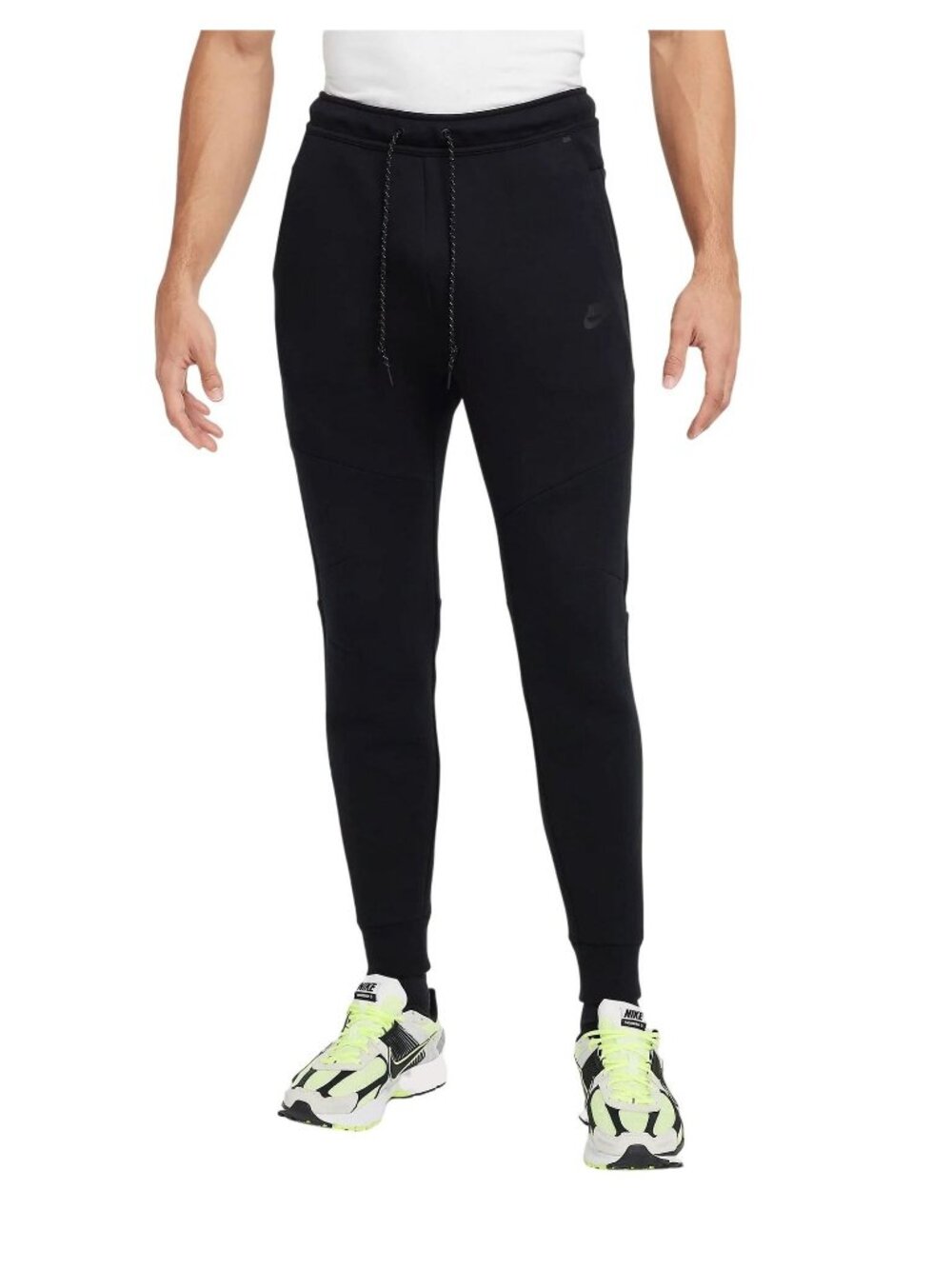 Nike Men's Sportswear Tech Fleece Pants Joggers Black Size L NEW WITH TAGS!
